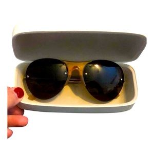 Linda Farrow Aviator Sunglasses